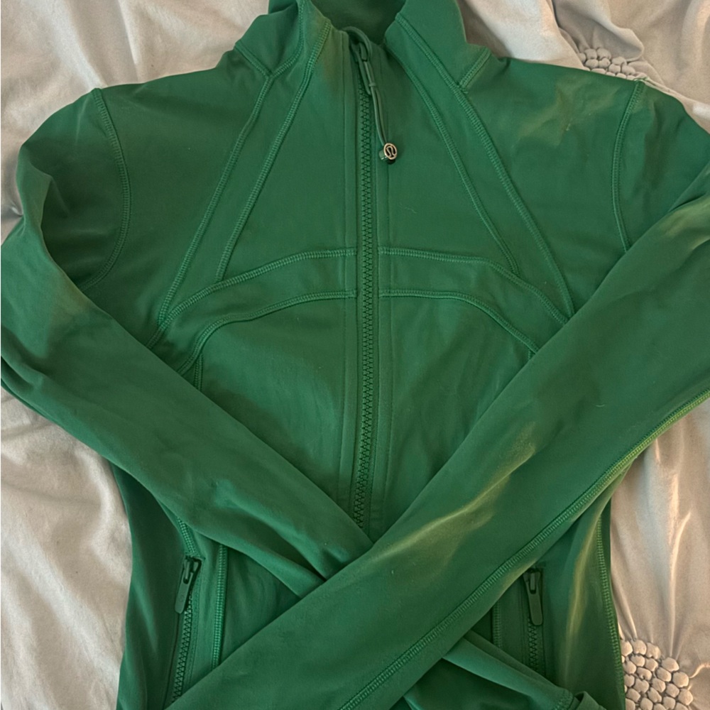 Lululemon Define Cropped Jacket Raceway Green